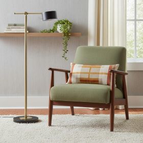 65" Black Torchiere Floor Lamp With White Globe Shade