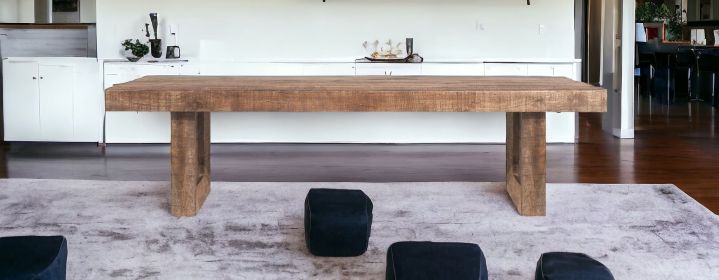 Solid Mango Wood Dining Bench