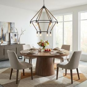 Holden 12-Light Antique Gray Wagon Wheel Chandelier
