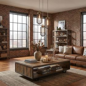Reece 3-Light Aged Brass Chandelier