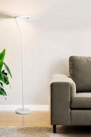 73" White LED Torchiere Floor Lamp
