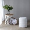 S/5 French Country Home Decor Collection (Includes an artificial plant, vase, trays, stool and side table)