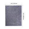Indoor Plush Area Rugs, 9 x 12 ft Plush Carpet, Area Rugs Furry with Long Plushs Pile, Thick & Durable High-Pile Rug for High-Traffic Areas