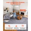 Indoor Plush Area Rugs, 9 x 12 ft Plush Carpet, Area Rugs Furry with Long Plushs Pile, Thick & Durable High-Pile Rug for High-Traffic Areas