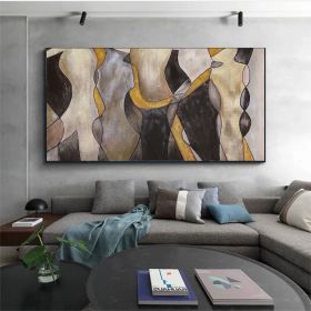 Original Acrylic Oli Painting Large Picture Canvas Art Oversize Handpaint Acrylic Painting Canvas Abstract (style: 01, size: 80x120cm)