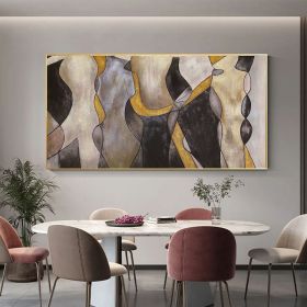 Original Acrylic Oli Painting Large Picture Canvas Art Oversize Handpaint Acrylic Painting Canvas Abstract (style: 01, size: 70x100cm)