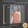 Framed Canvas Wall ArtOil Paintings Impressionism Aesthetic Prints Canvas Paintings for Living Room Bedroom Office Home; 3 Panels